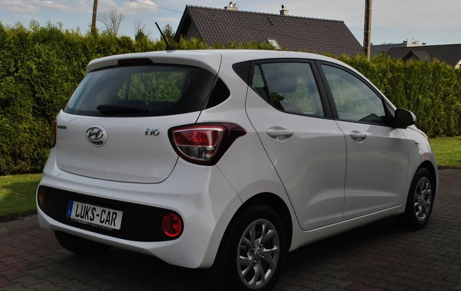 Hyundai i10 cena 37999 przebieg: 83000, rok produkcji 2017 z Mszana Dolna małe 704